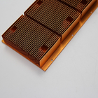 Copper Heatsink With Buried Cu- Heat Tube Cooler Copper Radiater