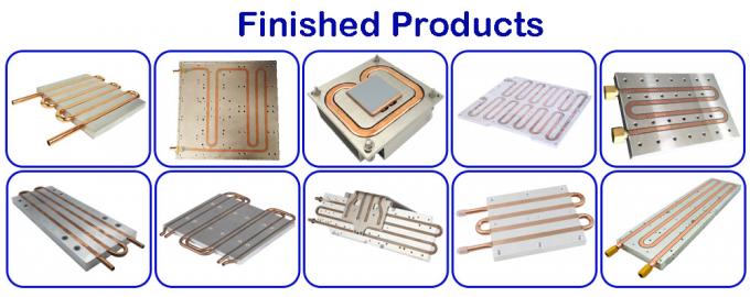 ISO9001 a certifié le plat froid liquide en aluminium pour le système de refroidissement 4