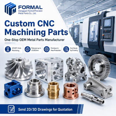 Pièces personnalisées en aluminium CNC de haute précision avec usinage 5 axes pour le prototypage et la production de masse