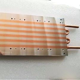 Accuracy Copper Pipe Heat Sink / Cold Plate Heat Sink For Solar Panel