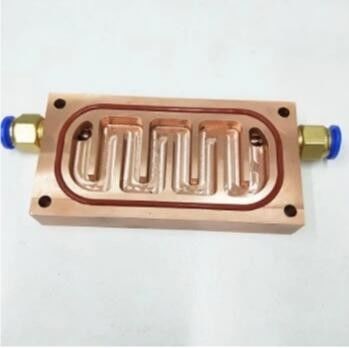 Liquid Cooling Copper Aluminum Terminal Block Plate Heatsink