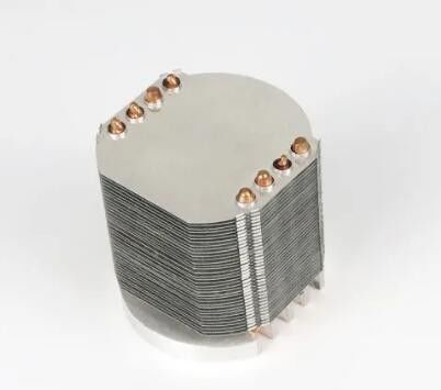 Radiateurs de cuivre agglomérés de caloduc pour la dissipation thermique de lumière de LED